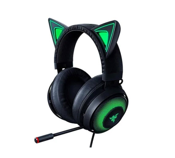 Audifonos Gamer Razer Kraken Kitty Chroma Rgb Usb Negro