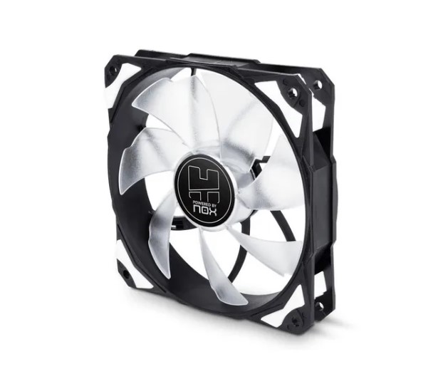 Ventilador Caja Nox Hfan 12cm Led Blanco-1